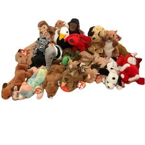 40 Ty Beanie Babies w/ swing tags